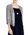 Haute Hippie Fly High Metallic Beaded Phoenix Jacket In Ash