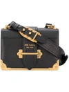 Prada Cahier Crossbody Bag - Black In F0002 Black
