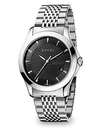 GUCCI G-TIMELESS STAINLESS STEEL WATCH/BLACK,0400090880407