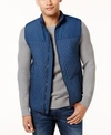 Vince Camuto Men's Quilted Vest In Indigo