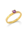 GURHAN WOMEN'S DELICATE HUE SQUARE AMETHYST STACKING RING,400095795685