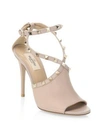 VALENTINO GARAVANI Rockstud Leather Sandals