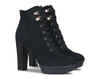 HOGAN HEELED LACE-UP SUEDE ANKLE BOOTS,8922284