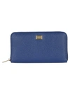 Dolce & Gabbana Dauphine Zip-around Wallet In Marine
