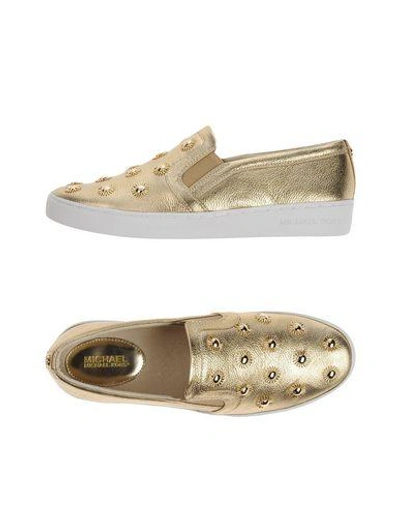 Michael Michael Kors Trainers In Gold