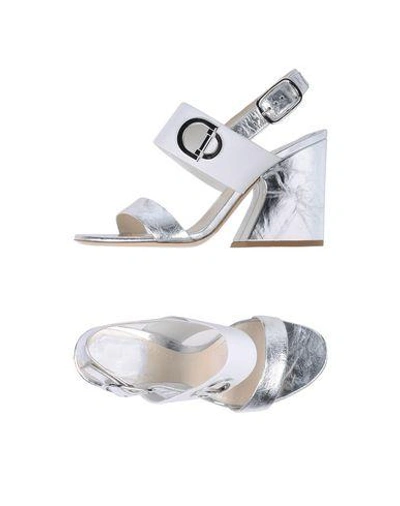 Dior Sandals In Silver