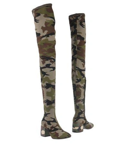 Mm6 Maison Margiela Boots In Military Green