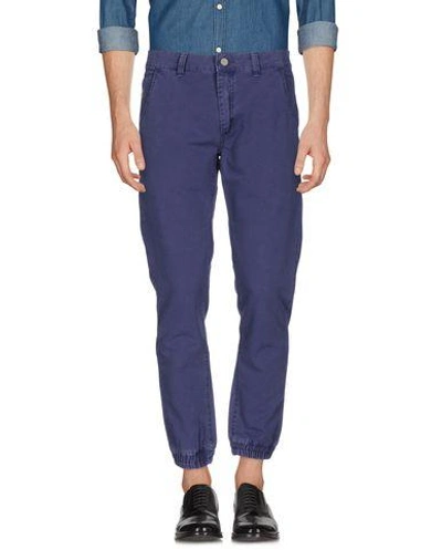 Happiness Casual Trousers In Purple