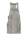 Dsquared2 Tank Tops In Grey