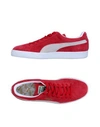 Puma Men's Suede Classic Casual Sneakers From Finish Line In Red