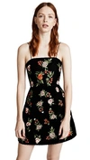 ALICE AND OLIVIA LAUNA EMBROIDERED DRESS