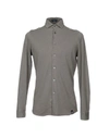 Drumohr Shirts In Grey