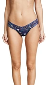 HANKY PANKY FLORET LOW RISE THONG