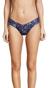 Hanky Panky Floret Petite Low Rise Thong In Multi