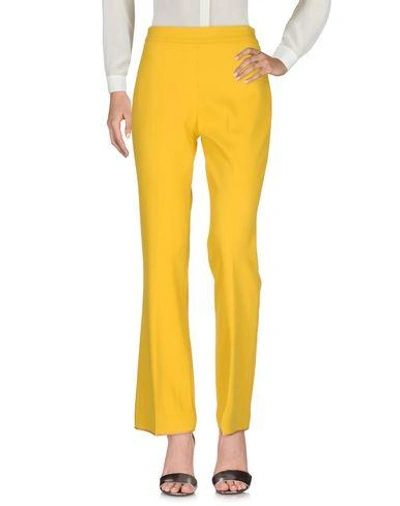 Giambattista Valli Casual Trousers In Yellow