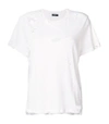 AMIRI White Distressed T-Shirt,960995277869488688