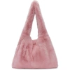 Miu Miu Pink Rabbit Fur Tote
