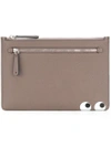 ANYA HINDMARCH Eyes double zip pouch,96036612420871