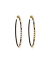 ARMENTA OLD WORLD CRIVELLI HOOP EARRINGS WITH DIAMONDS,PROD133010043