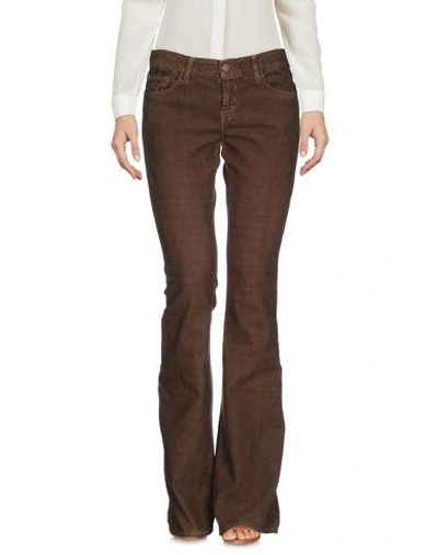 J Brand Casual Trousers In Brown