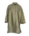 Ermanno Scervino Overcoats In Grey