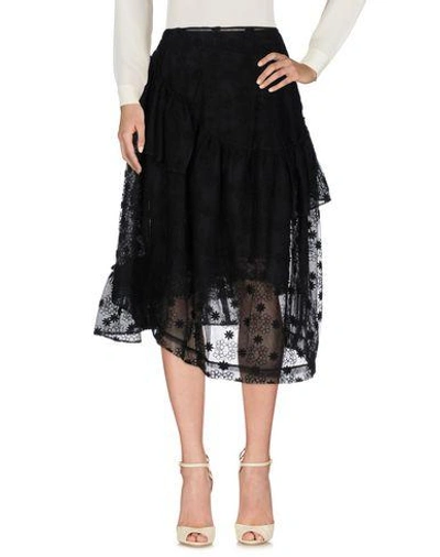 Simone Rocha 3/4 Length Skirts In Black