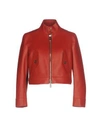 DSQUARED2 Leather jacket,41753682FN 5