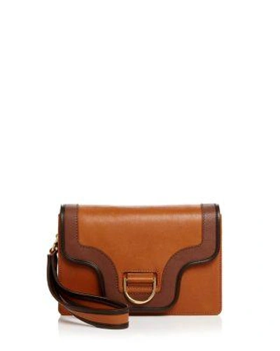 Marc Jacobs Uptown Leather Clutch In Coffee Multi/gold