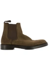 GREEN GEORGE BROWN SUEDE ANKLE BOOTS,8557964