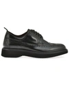 GREEN GEORGE LEATHER LACE UP SHOE,2025 POLISHED NERO0