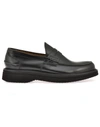 GREEN GEORGE LEATHER LOAFER,2024 POLISHED NERO0