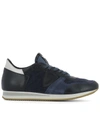 PHILIPPE MODEL BLUE SUEDE SNEAKERS,8363835