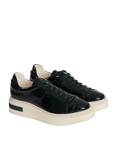 Manuel Barcelò Trafalgar Patent Leather Sneaker In Green
