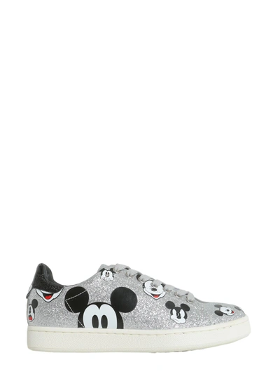 Moa Usa Mickey Mouse Sneakers In Argento