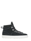 NATIONAL STANDARD EDITION 9 BLACK SUEDE SNEAKERS,8719070