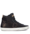 PHILIPPE MODEL Philippe Model Paris Bronze And Gold Leather Sneaker,8935012