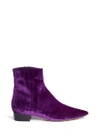 ELLERY Rib velvet ankle boots