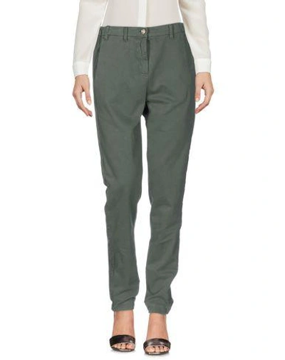 Pinko Casual Trousers In Military Green