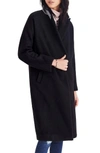 Madewell Atlas Cocoon Coat In True Black