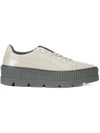 Fenty X Puma Pointy Creeper Sneakers - Grey In Grey