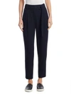 AKRIS PUNTO Fred Gabardine Belted Wool Trousers