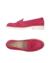 Tod's Loafers In Fuchsia