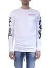OFF-WHITE WHITE NOT REAL L-S T-SHIRT,OMAB014F17 185066 0110