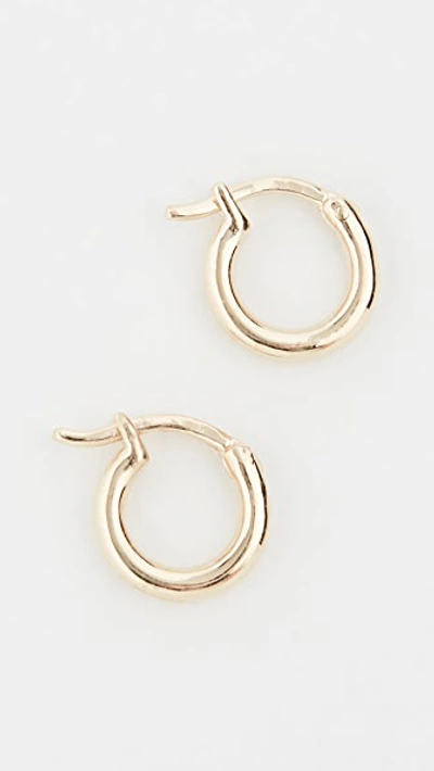 Adina Reyter Huggie Hoop Earrings In Gold
