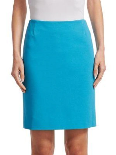 Akris Punto Women's Jersey Mini Skirt In Cream