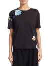 3.1 PHILLIP LIM / フィリップ リム Floral Applique Tee