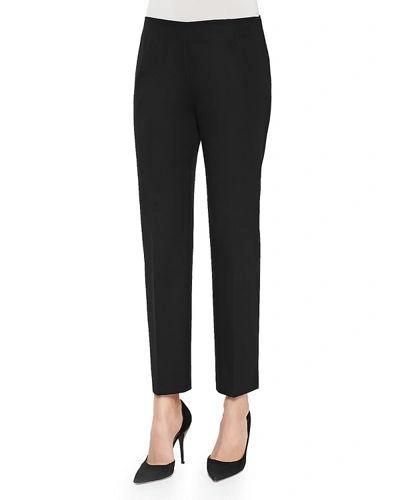 Lafayette 148 Jodhpur Cloth Cropped Pants In Black