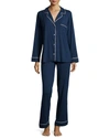 Eberjey Gisele Stretch-modal Jersey Pajama Set In Navy