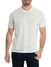 Robert Graham Traveler V-neck T-shirt In White