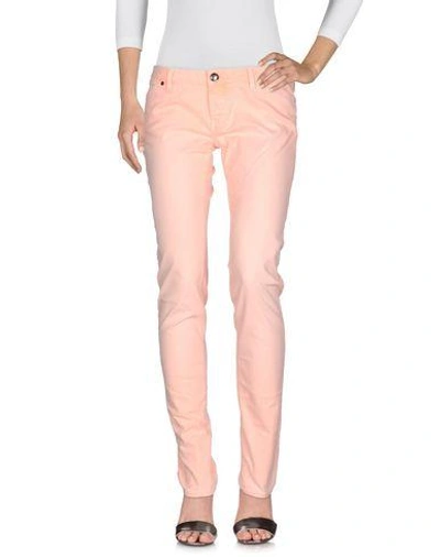 Pinko Woman Jeans Salmon Pink Size 27 Cotton, Elastane